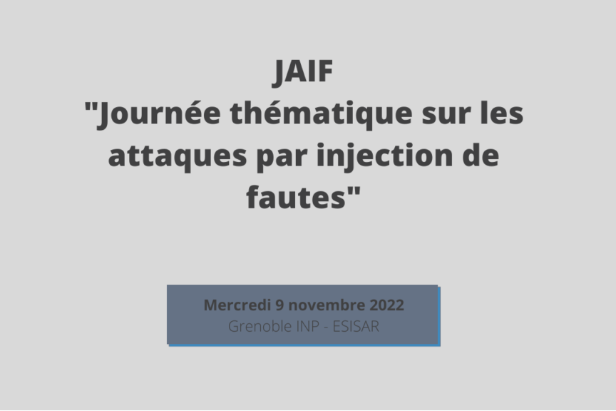 JAIF 9 november 2022 ESISAR