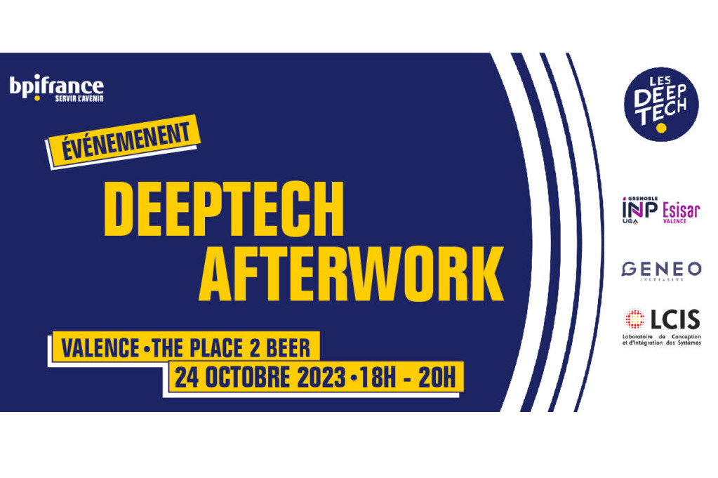 Deeptech Afterwork Valence The place 2 Beer 24 October